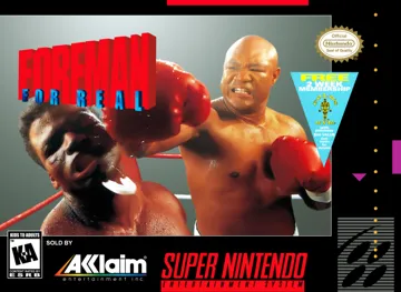 Foreman for Real (USA) box cover front